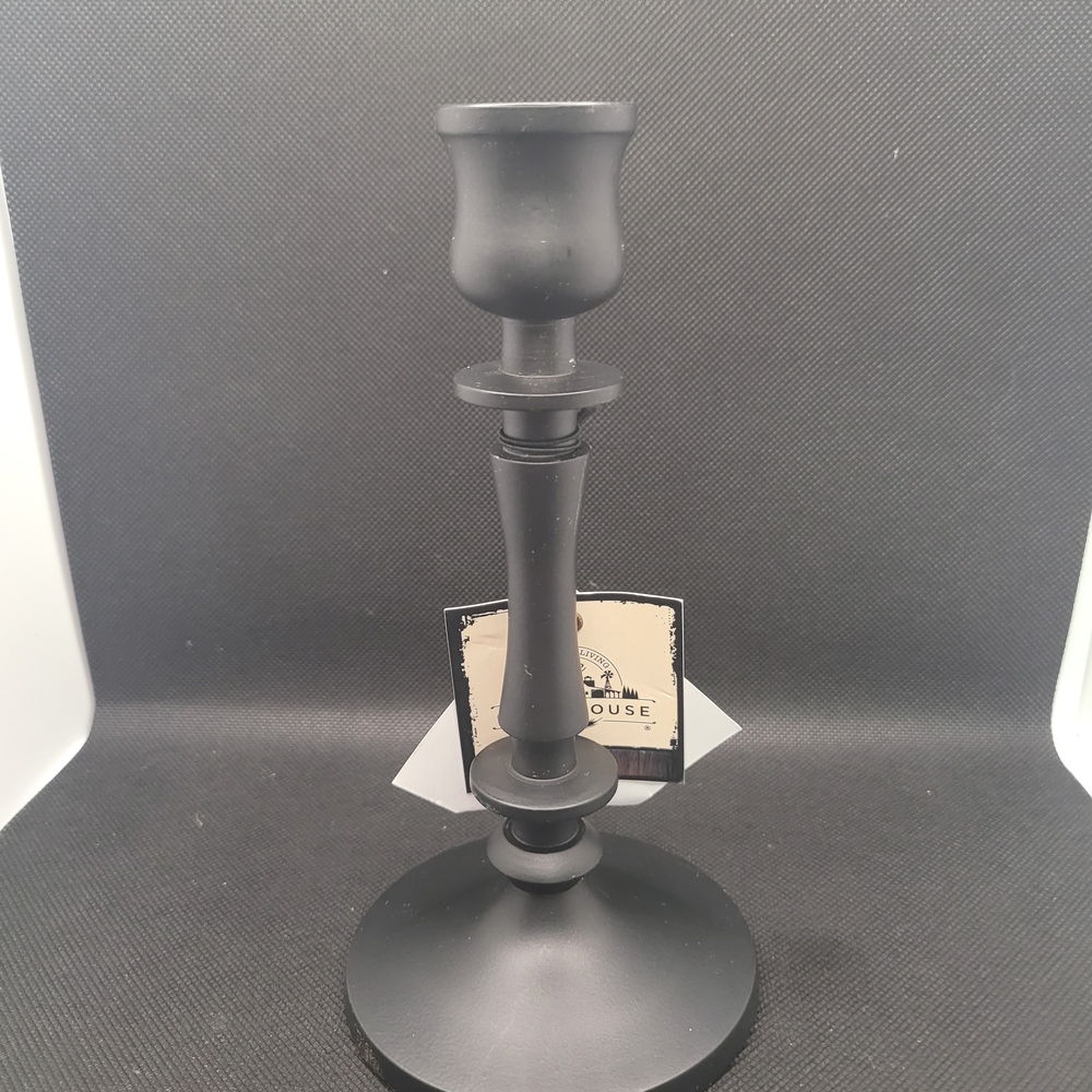 Grainhouse Black Taper Candle Holder Farmhouse Gothic Decor Christmas Tree Shops